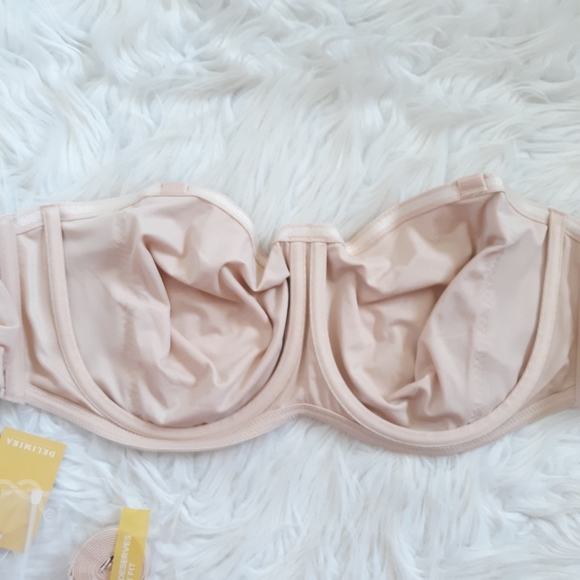 Delimira Minimizer Strapless Bra NWT - Picture 6 of 9